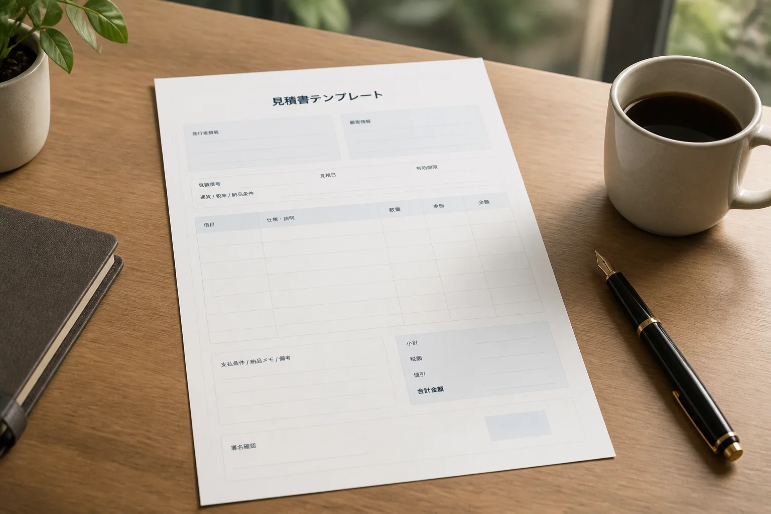 見積書テンプレートを使うビジネスシーン
