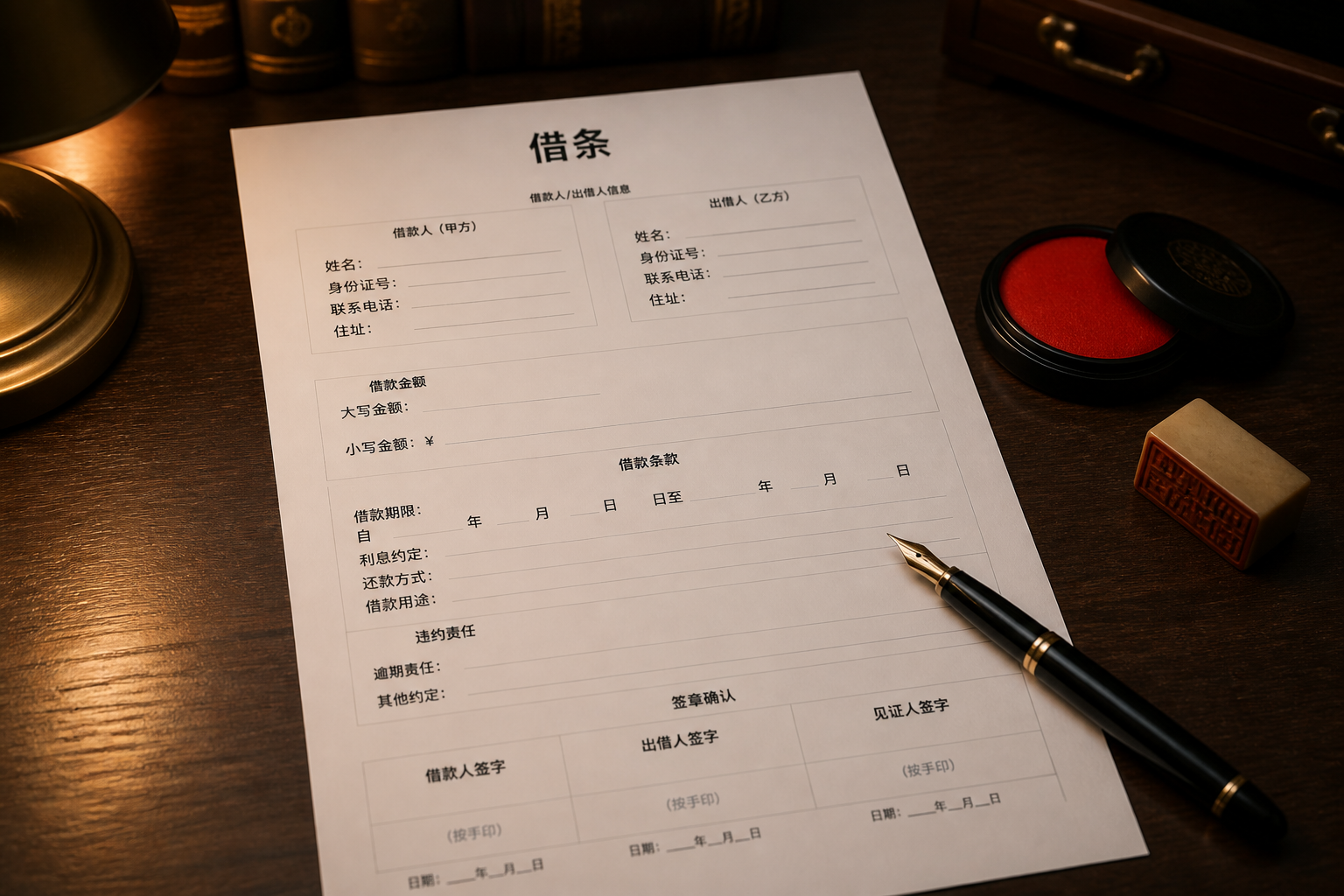 借条模板在线生成