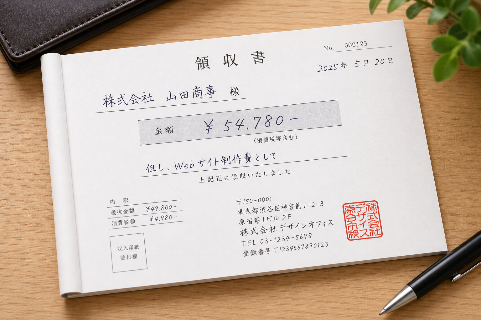 領収書の正しい書き方と管理術：個人事業主・フリーランス向け無料テンプレート