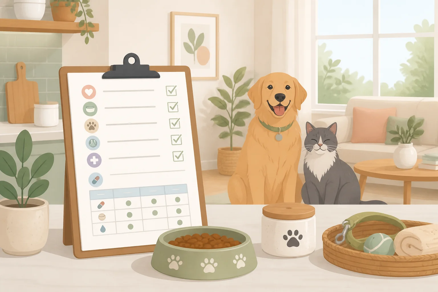 Pet Care Record Guide: Free Printable Medication Log & Pet Sitter Information Sheet for Worry-Free Travel