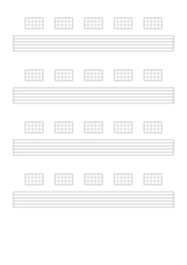 免费可打印吉他谱模板 - 六线谱与和弦图在线生成