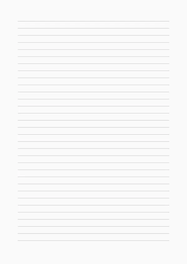 免费可打印横线纸模板 - 通用笔记与书写