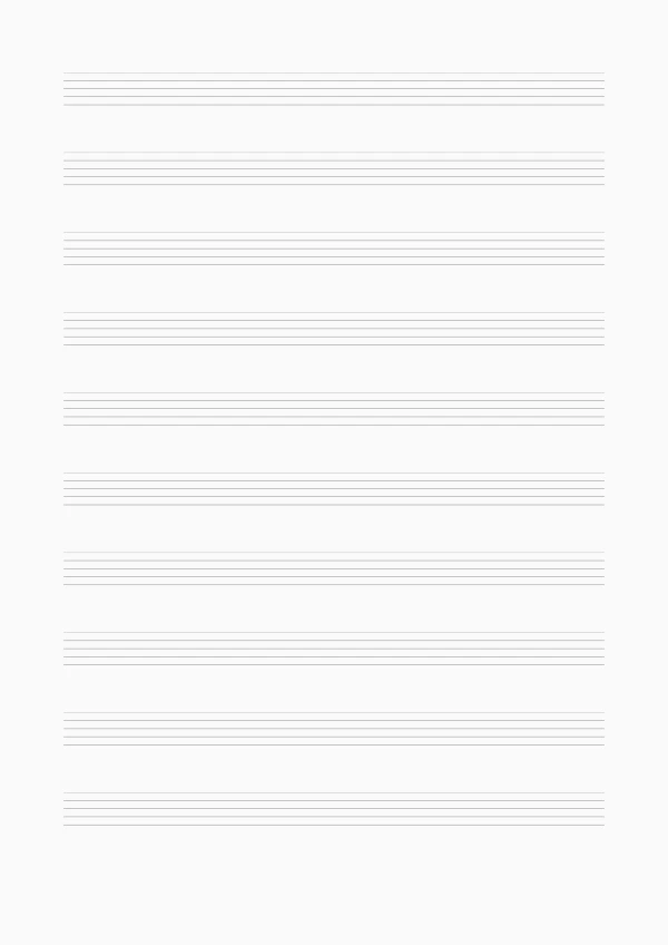 無料印刷可能 music paper テンプレート